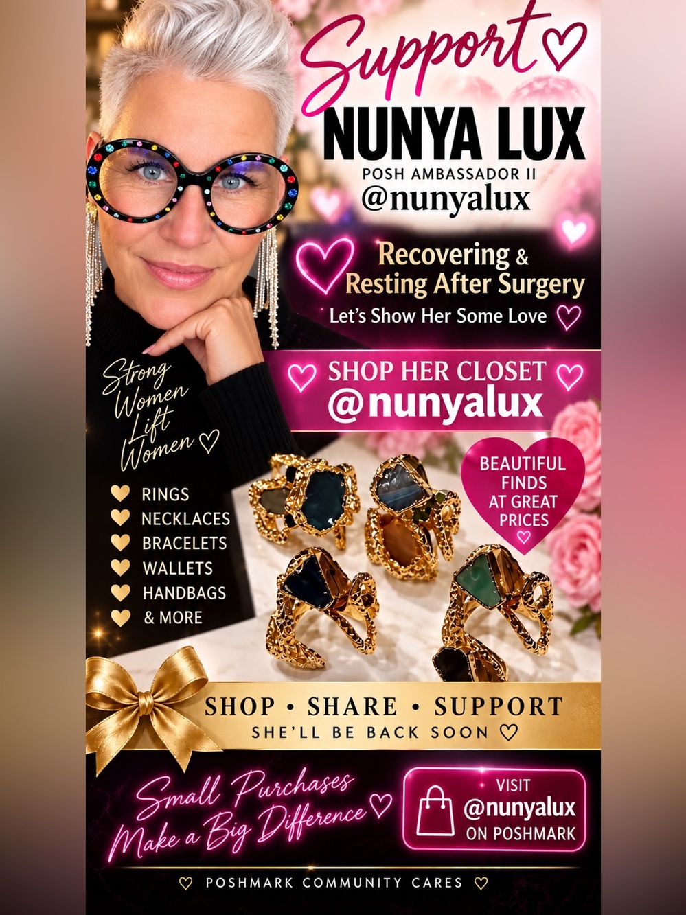 💗 Small Purchase, BIG Love! Let’s Support Nunya While She Recovers!💐
